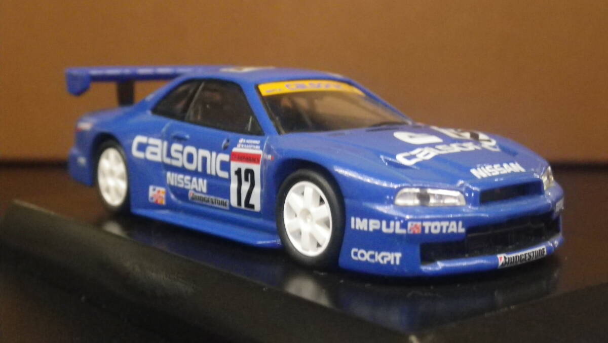 ジャンク品！ 1/64 カルソニック ミニカー コレクション スカイラインＧＴ-Ｒ（ＢＮＲ34）1999の画像6