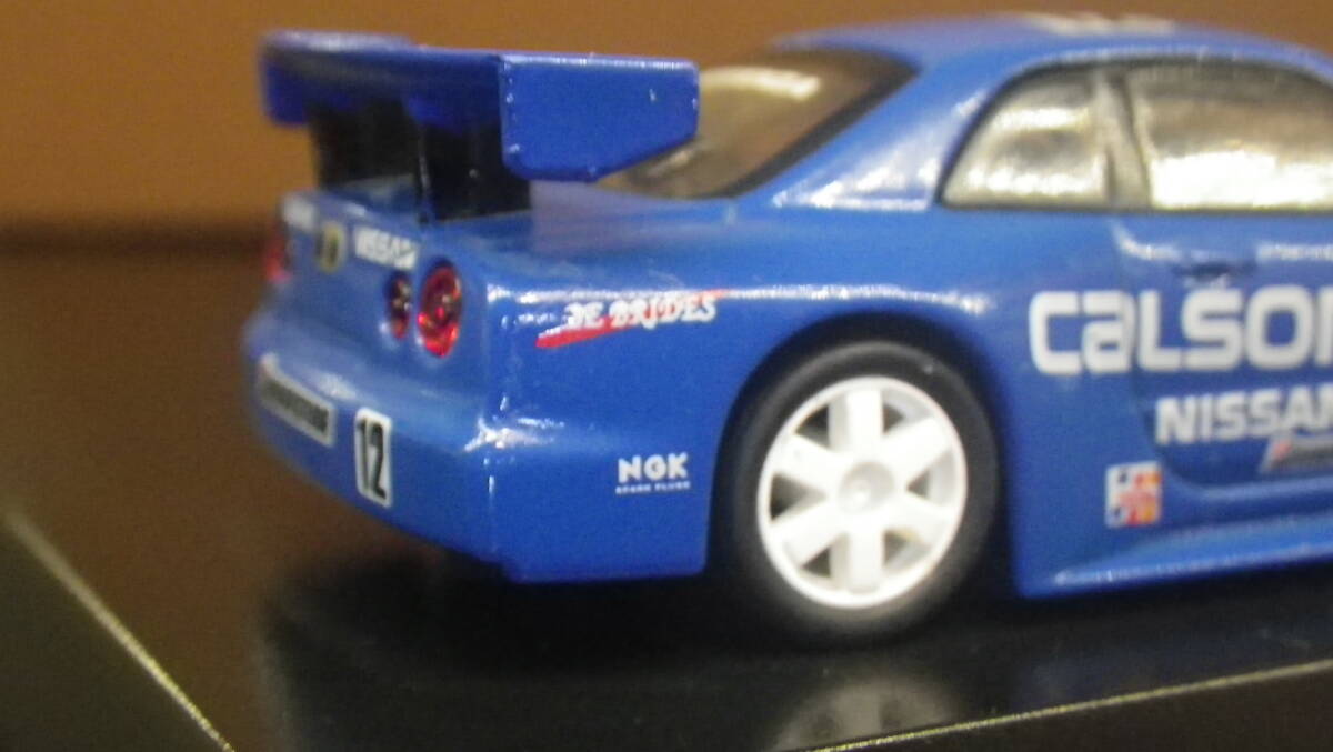 ジャンク品！ 1/64 カルソニック ミニカー コレクション スカイラインＧＴ-Ｒ（ＢＮＲ34）1999の画像8