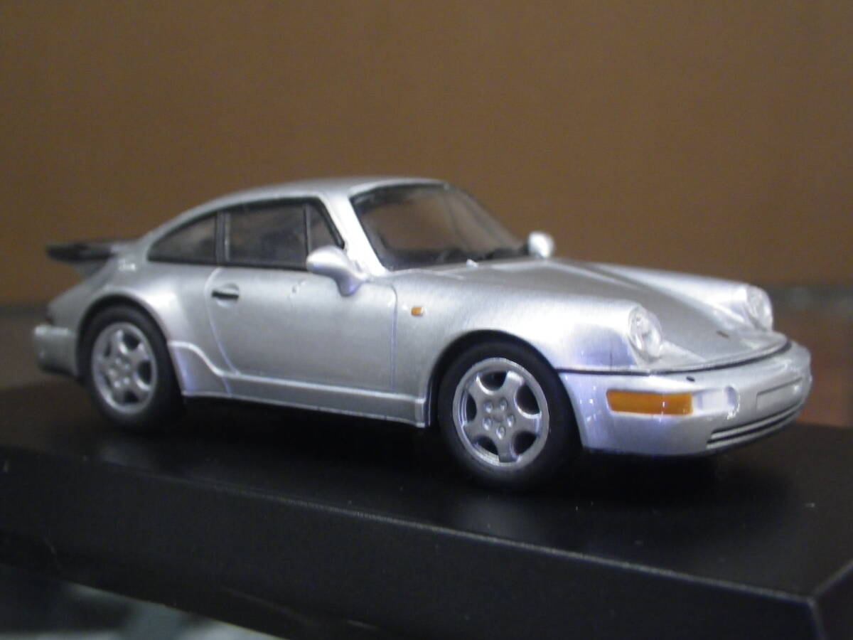 訳あり！ 超希少 サークルＫ 1/64  ポルシェコレクション第３弾 ９１１ TURBO シルバーの画像2