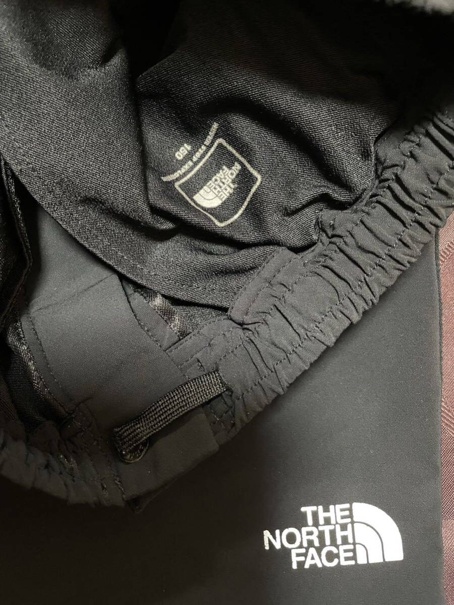  прекрасный товар * North Face брюки нейлон брюки размер 150 чёрный 