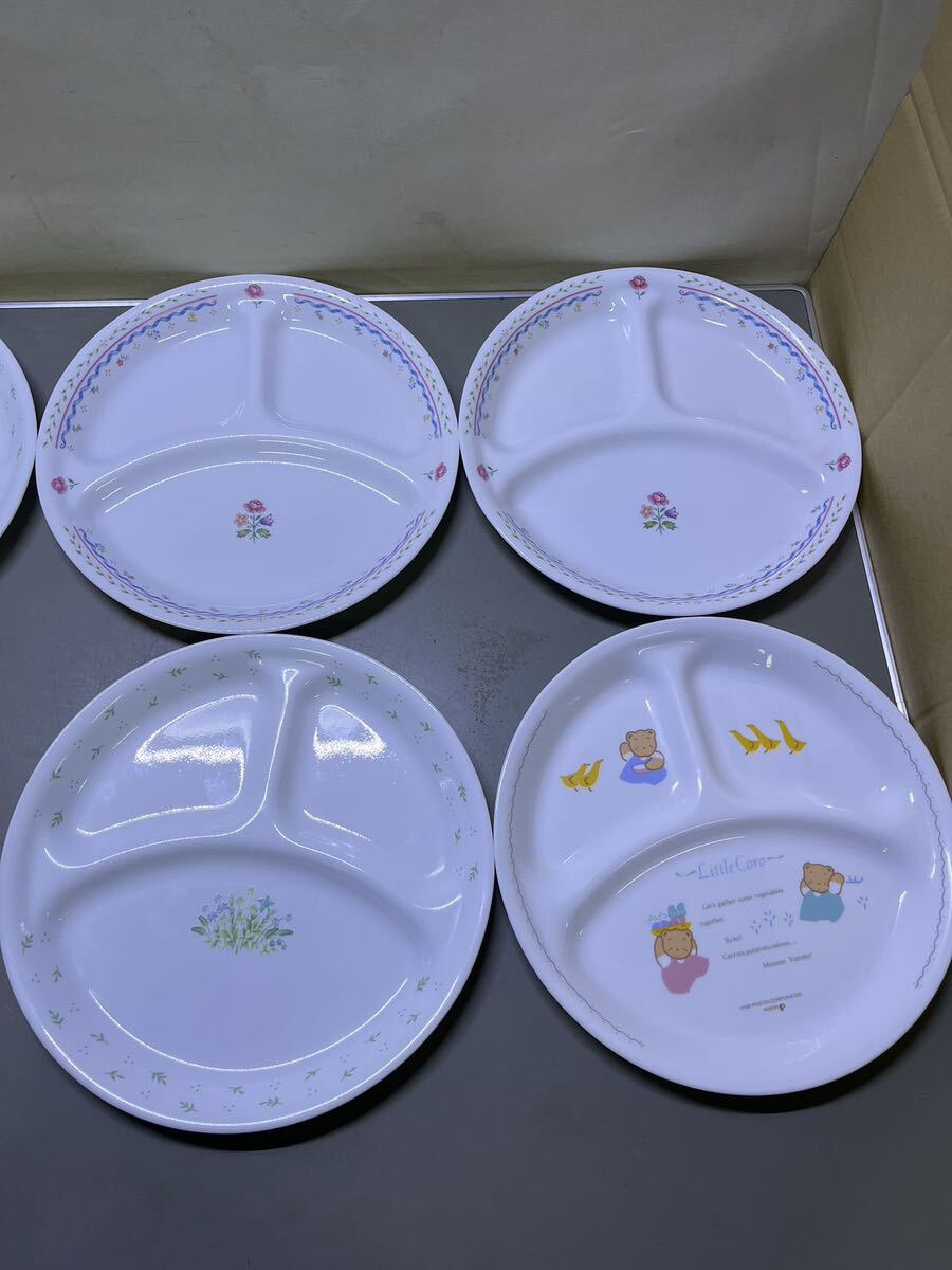 CORELLE コレール プレート USA 食器 洋食器 小皿 大皿 花柄 発送サイズ80の画像2