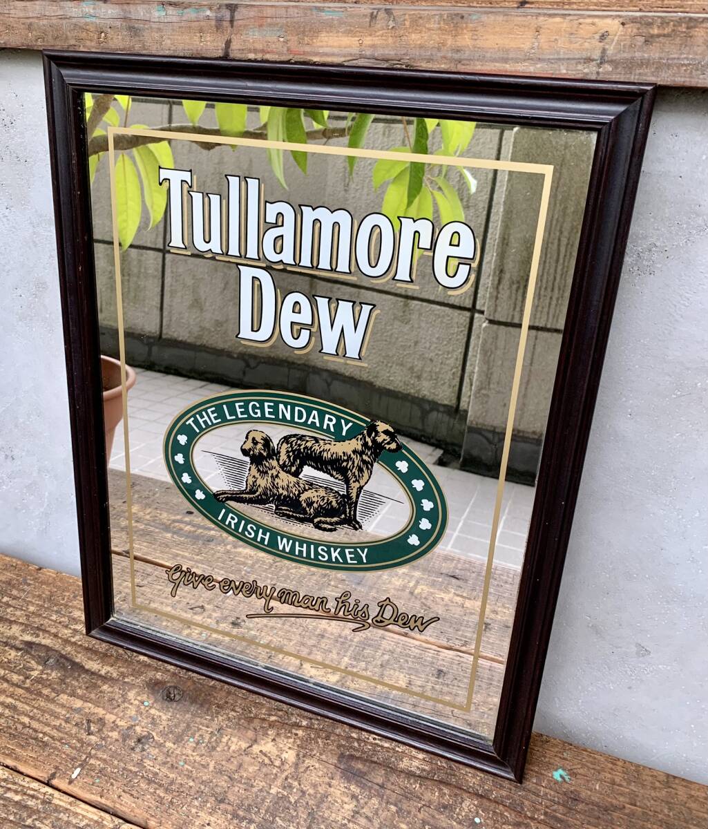 *Tullamore Dew* cod moa te.-*pab mirror * Irish * whisky * ornament * interior * display *