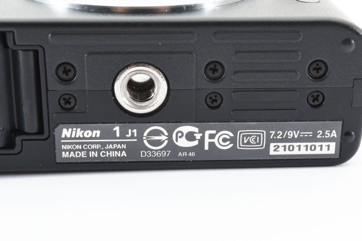 ニコン Nikon 1 J1 ミラーレス一眼 ボディ ブラック 蓋訳ありの画像10