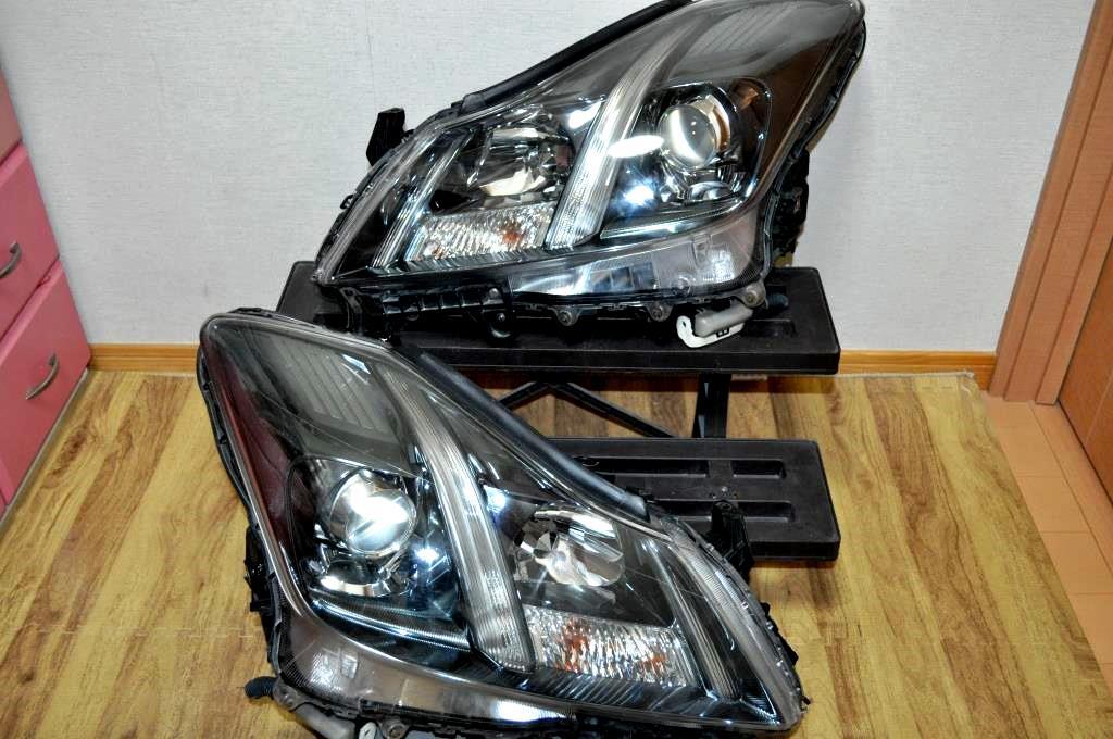 GRS200 GRS202 GWS204 200系 クラウン アスリート 純正 HID ヘッドライト 左右 セット 美品 黄ばみ無し STANLEY 30-341 P7890 ⑤の画像1