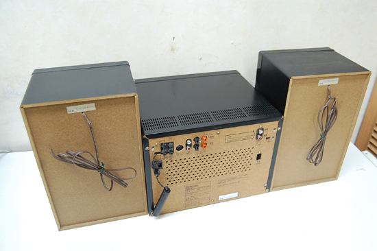  Junk Technics стерео двойной кассета магнитофон SA-K4W динамик пара лента / радио основы рабочее состояние подтверждено проигрыватель Sapporo город 