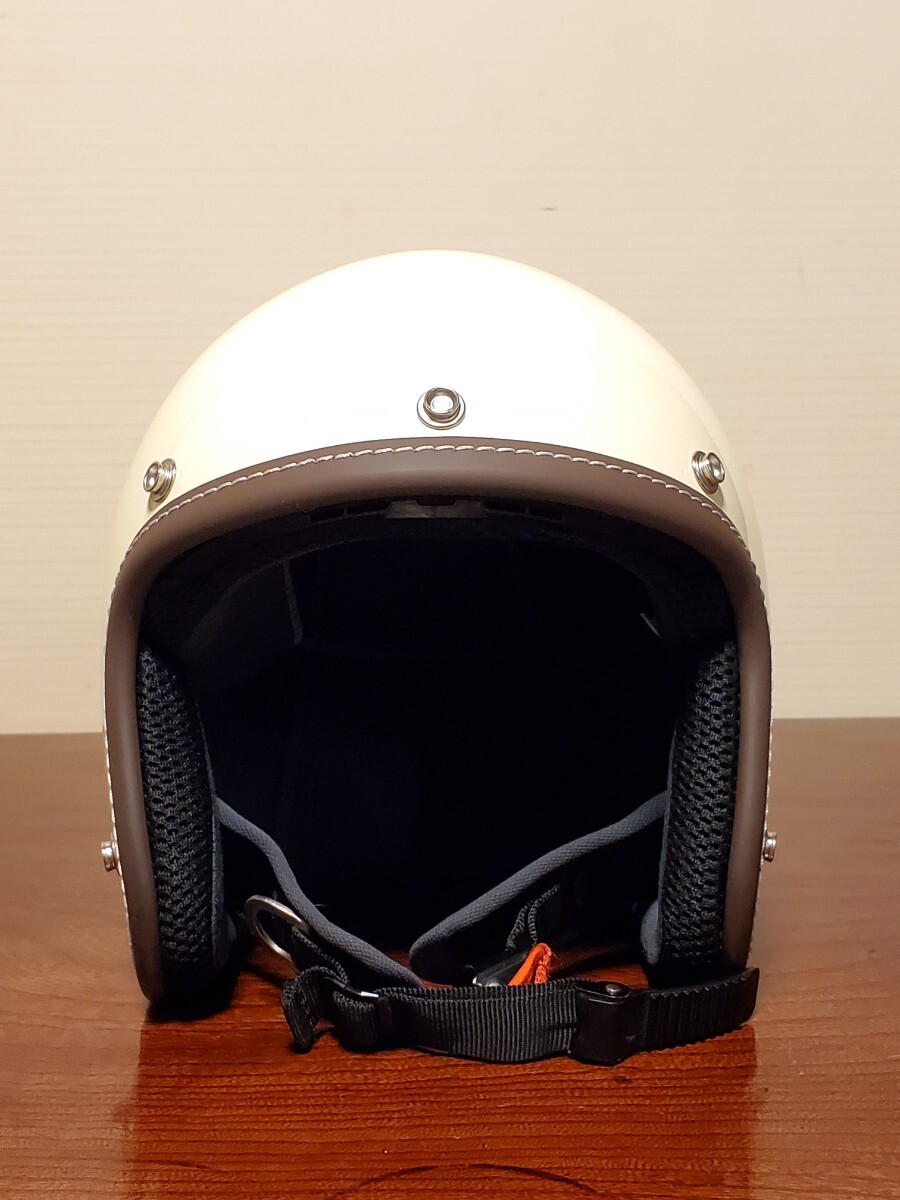 ■美品□ レッドバロン YK-3 Lサイズ ジェットヘルメット シールド付き MOMO JAM72の画像1