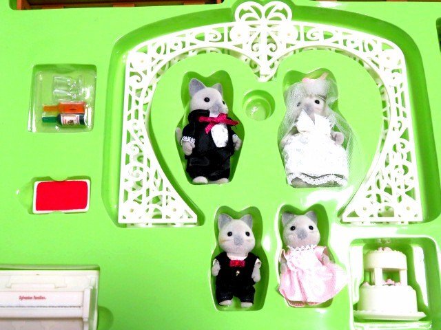 ◆海外 ウッドランド ウェディングセット シルバニアファミリー Sylvanian Families WOODLAND WEDDING SET エポック ウエディングセット 4_画像4