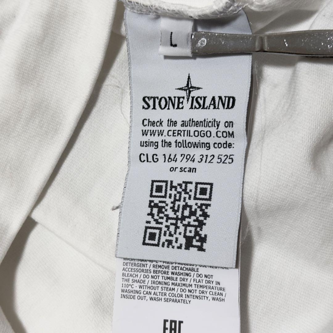 19ss STONE ISLAND スウェットシャツ 汚れあり_画像10