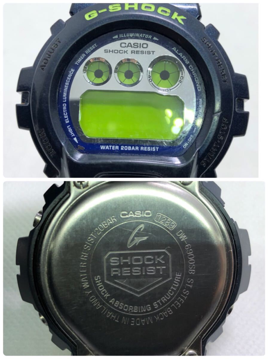Gショック ジーショック 5点まとめ 腕時計 DW-6900SB フィッシャーマン DW-8600 スカイフォース DW-6500 G-7600 ベイビージー BG-392の画像6