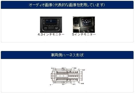 ダッジ ラムトラック 2013年 ～ 2DIN 取説/日本語 取付け キット 社外 ナビ オーディオ パネル 配線 PAC JAPAN CH4100_画像2