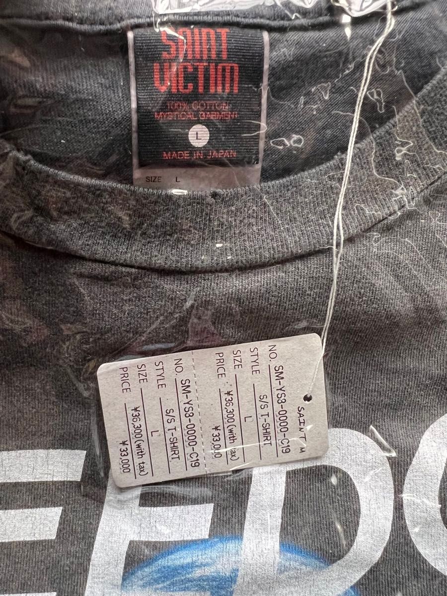 Saint Michaelセントマイケル大友克洋FREEDOM ブラック Tシャツ Saint Michaelセントマイケル大友克洋FREEDOM ブラック Tシャツ