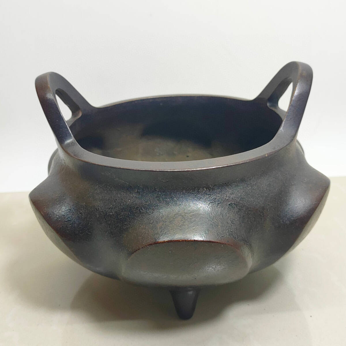 館蔵珍品 銅製 蓮花雙耳熏香炉』置物 賞物 貴重物品 収蔵品 館蔵珍品 銅製 蓮花雙耳熏香炉』置物 賞物 貴重物品 収蔵品