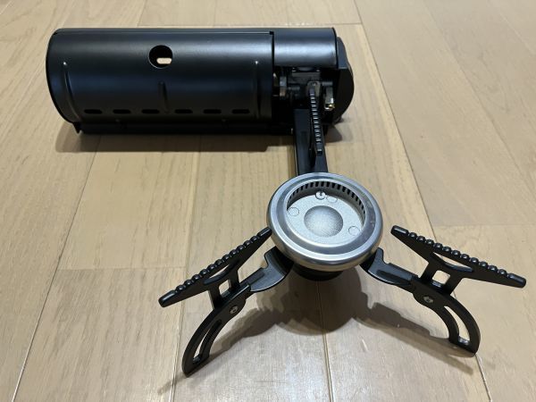 新品4397 限定製造品 デザイナーズガスバーナ（ニューデザイン） CB缶用 バーナー部分鋳造一体成型 ブラックの画像1