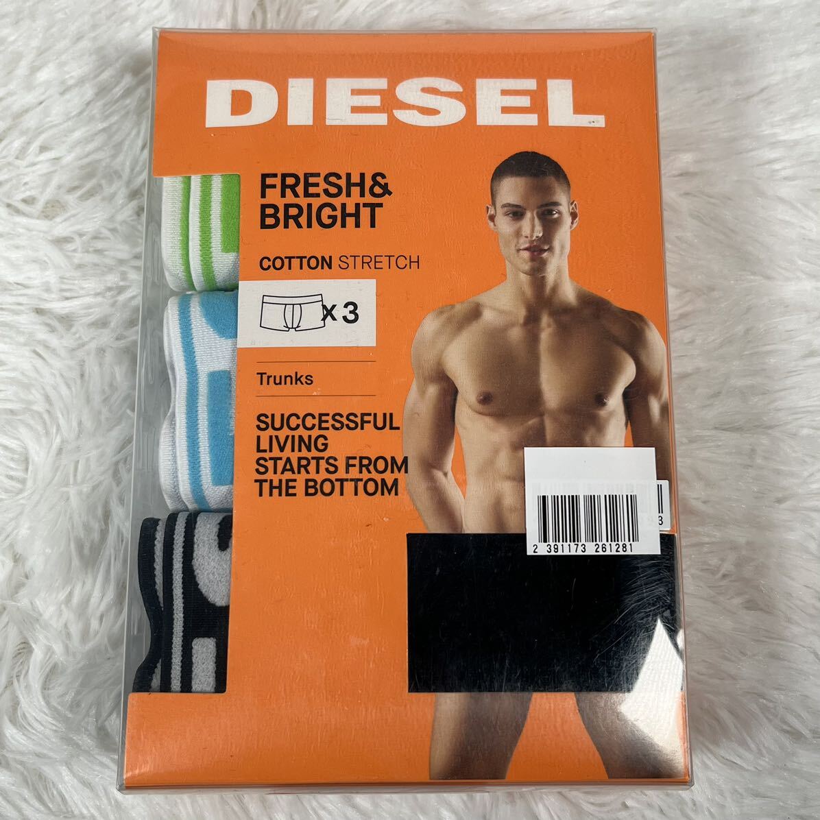 新品未使用 DIESEL ディーゼル ボクサーパンツ S 3枚組 3P_画像1