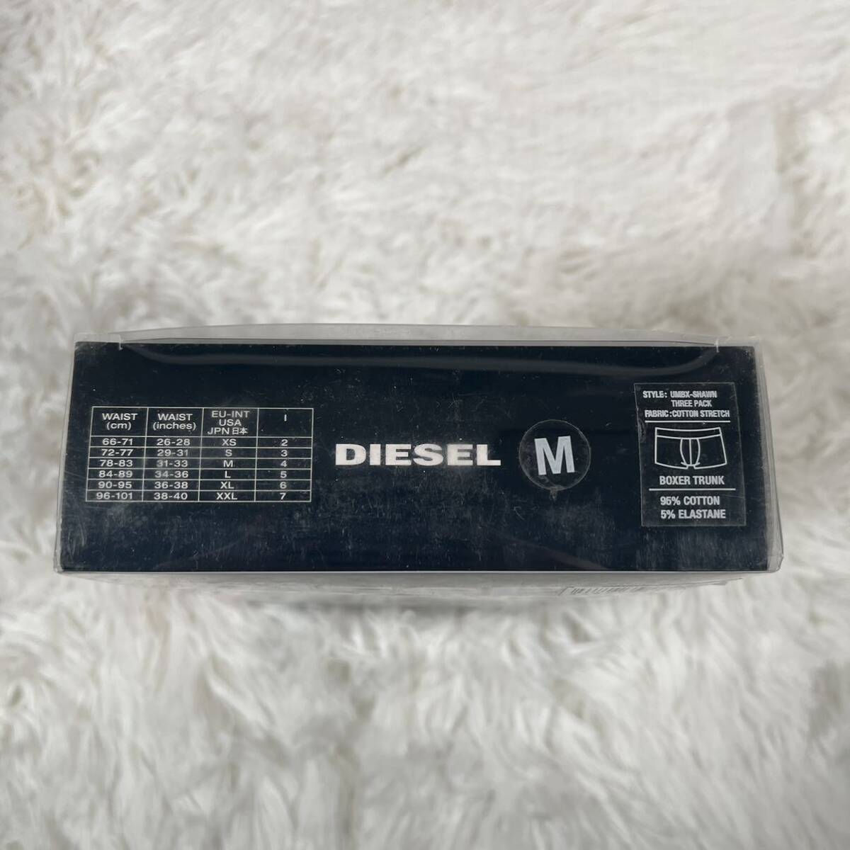 新品未使用 DIESEL ディーゼル ボクサーパンツ M 3枚組 3P_画像3