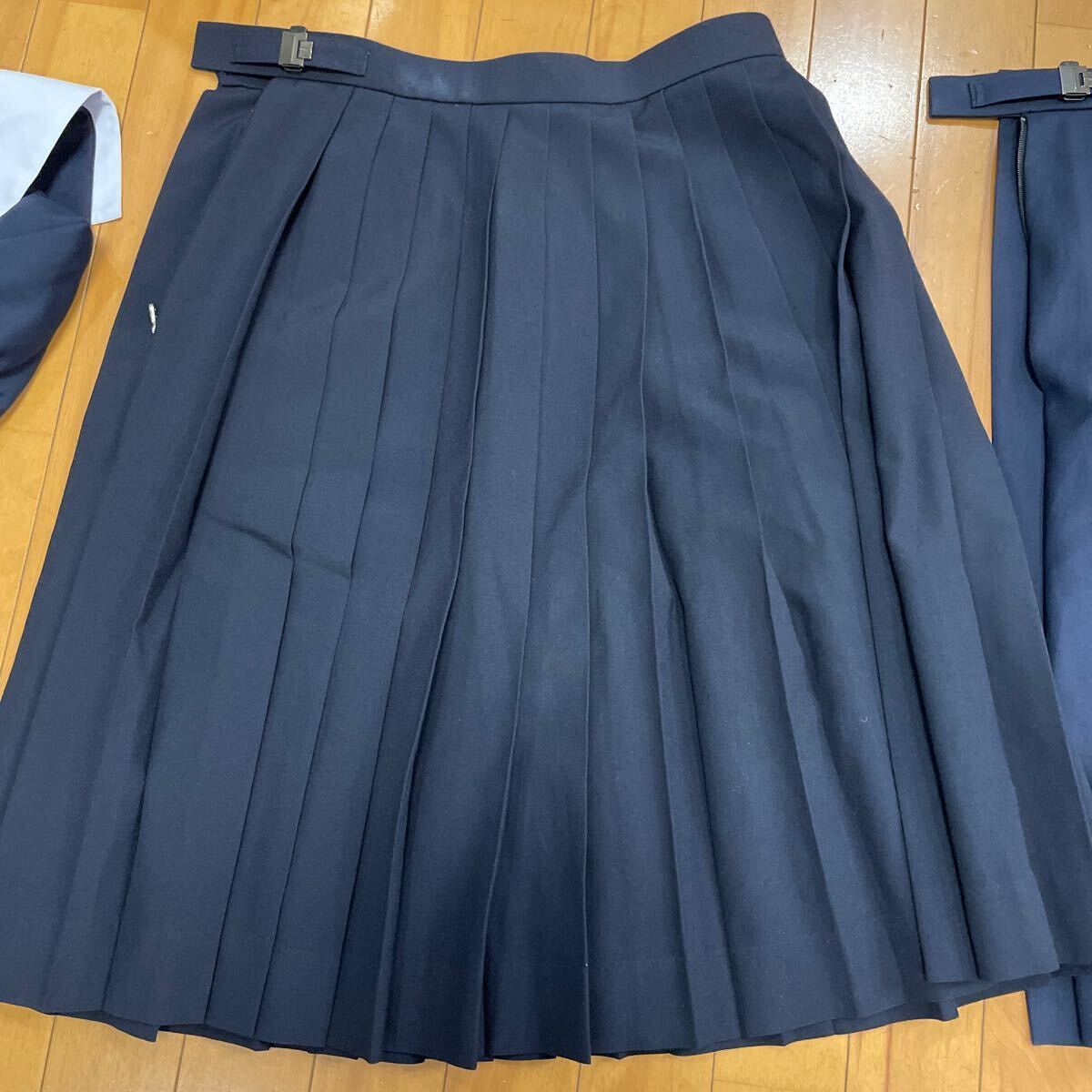 2 7 コスプレ衣装 冬 制服 上下セット リボン付き 夏スカート スポーツシャツ ハーフパンツ 中学 記名の画像5