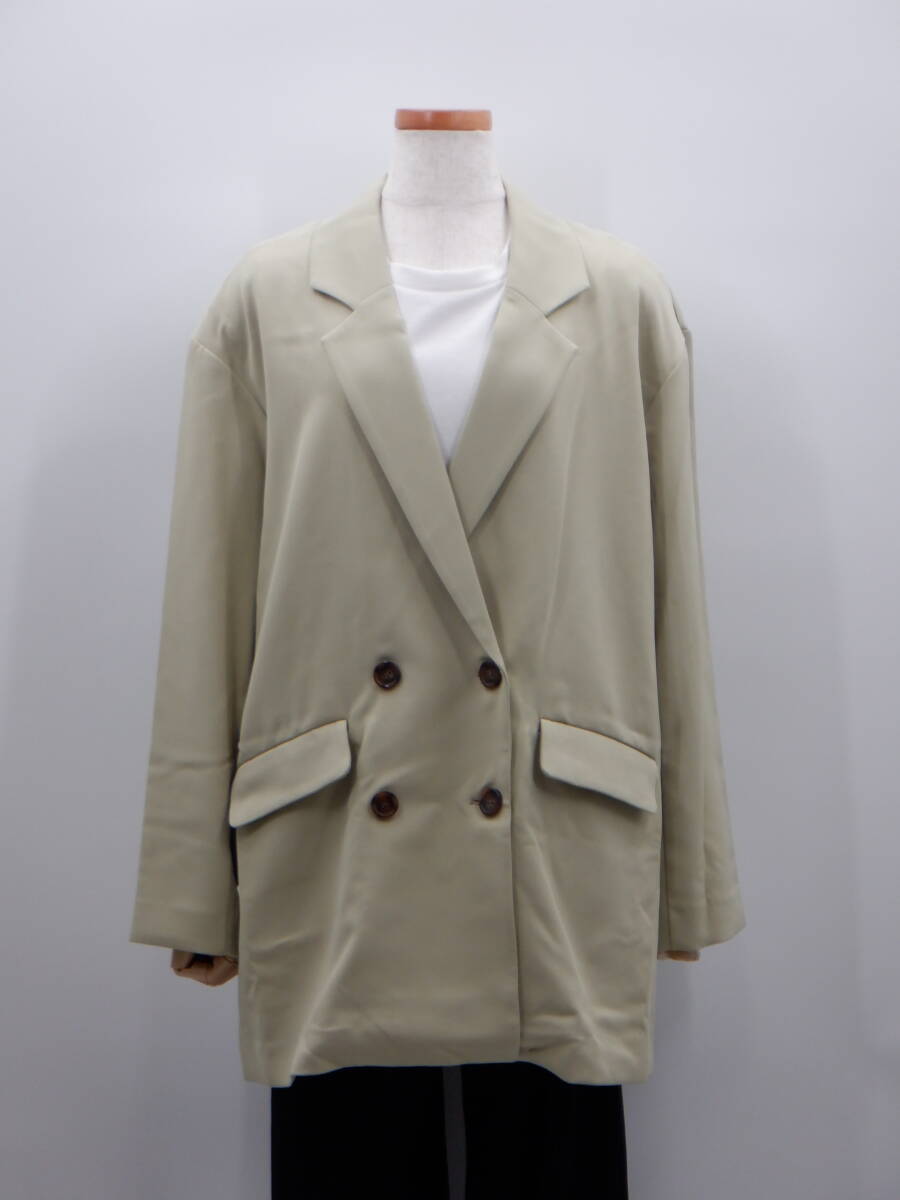 [ new goods ][INGNI wing ]W Tailor jacket / light khaki [ including in a package possibility ][ jacket ][ outer ]