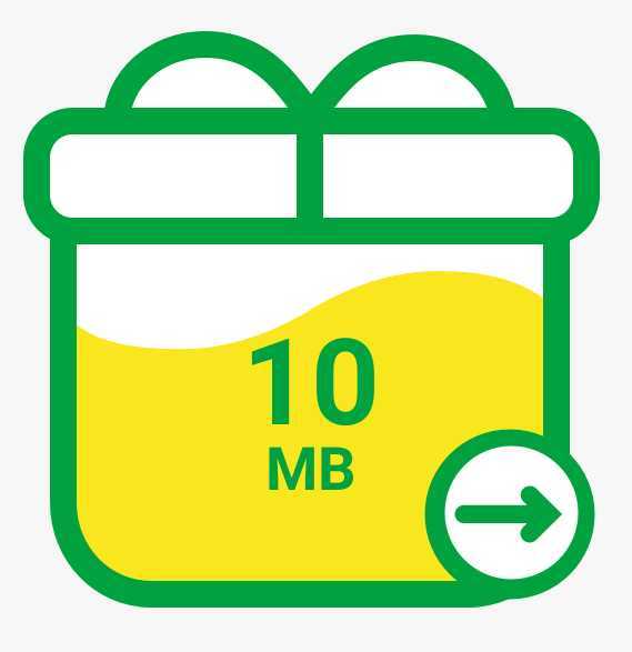 【10メガ】mineoパケットギフト　10Mb_画像1