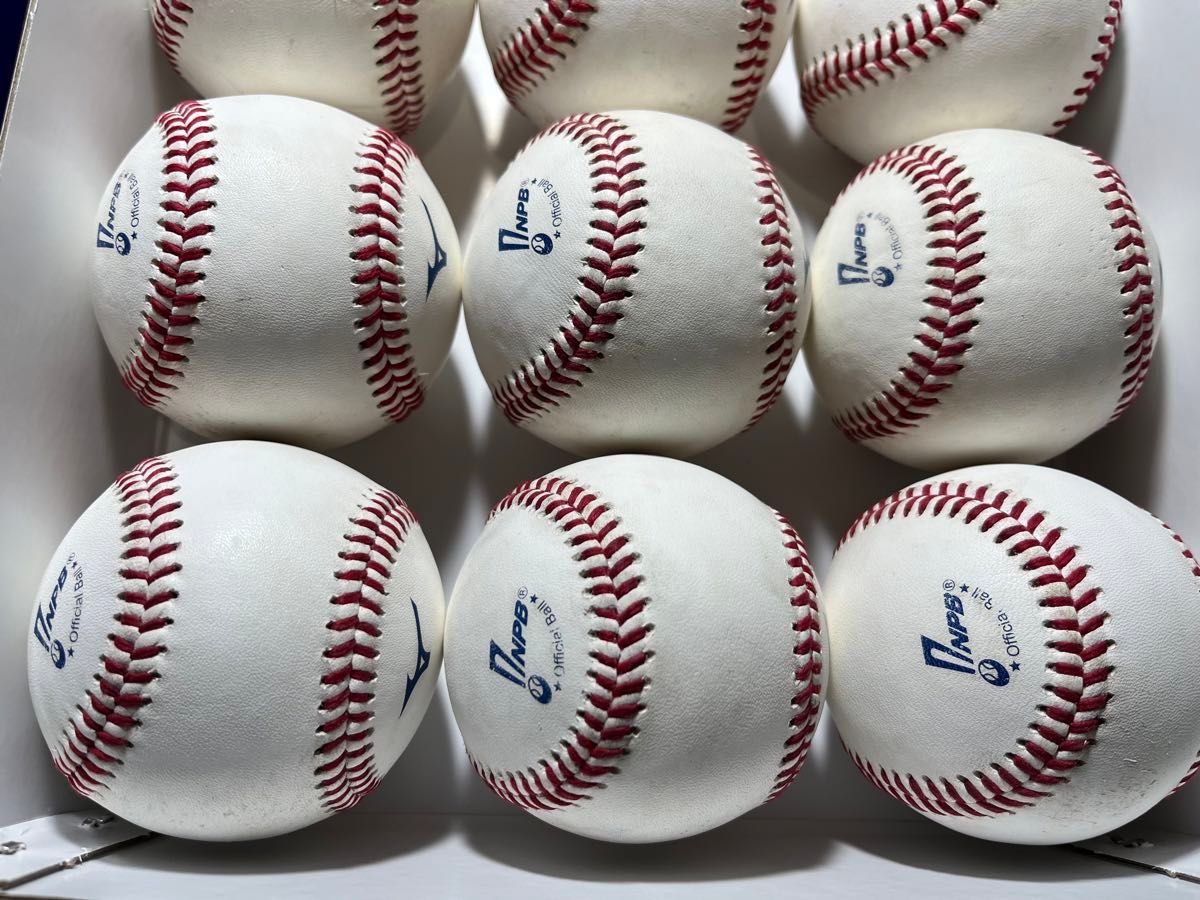 NPB 12球団 統一 試合球 中古 1ダース 12球 箱付き 現行 公式 NPB 12球団 統一 試合球 中古 1ダース 12球 箱付き 現行 公式