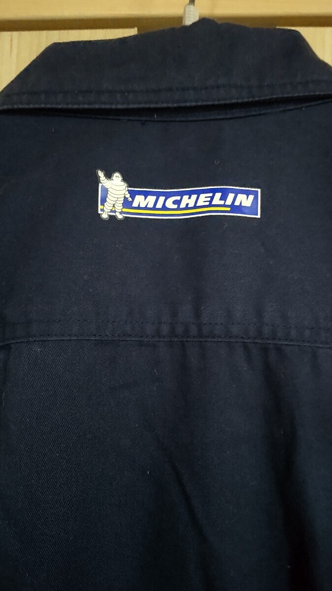 MICHELIN/ミシュラン ツナギ ジャンプスーツ 作業着 ネイビー系色 中古品の画像6