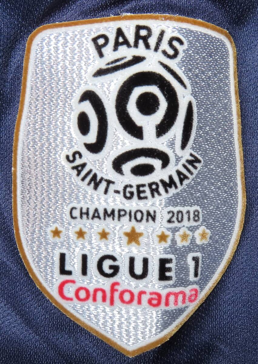 正規品 子供用2018-19 パリSG(フランス)パリ・サンジェルマン/PSG #10 ネイマール(バルセロナ/ブラジル)半袖 ユニフォーム エムバペ メッシ_画像5