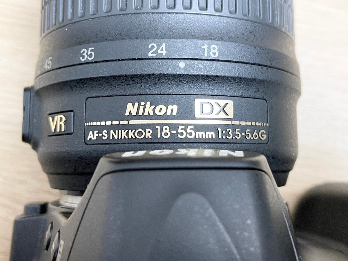 Y-04003 Nikon ニコン デジタル一眼レフカメラ レンズセット D3100 AF-S NIKKOR 18-55mm VR Kit バッグ付属 店頭引渡歓迎の画像6