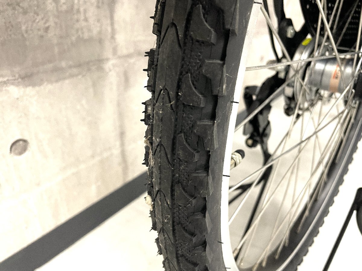 F-04029 BRIDGESTONE 電動アシスト付き自転車HYDEEⅡ HY626C 3人乗り対応 26型 内装3段変速 店舗引取歓迎 ブリヂストン