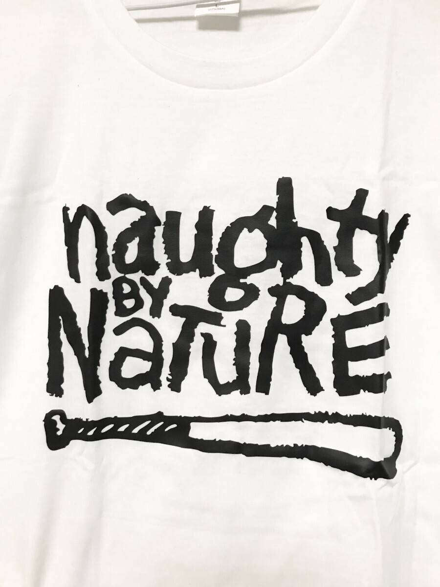Naughty by Nature Tシャツ 90s hiphop ヒップホップ ラッパー big L white sheep cypress hill de la soul epmd fugees gangstar krsone_画像2