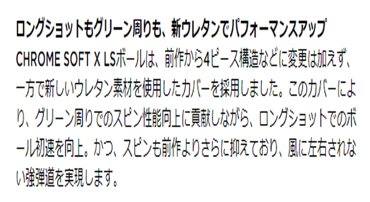 新品■キャロウェイ■2022.3■CHROME SOFT X LS■ホワイト■１ダース■スピンを抑えて 攻めのボールスピード■正規品_画像8