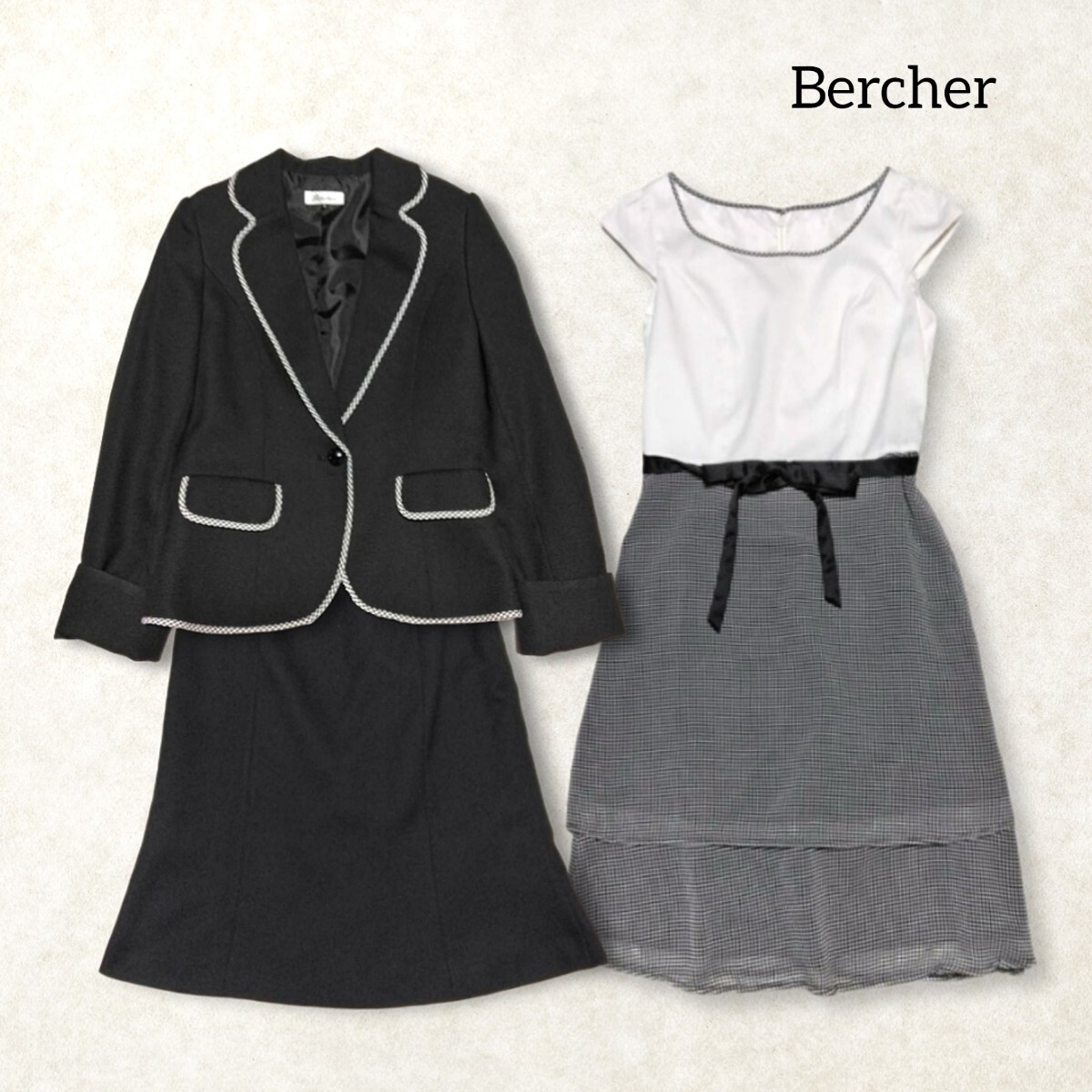 333 【Bercher】 セレモニースーツ スリーピース ワンピーススーツ