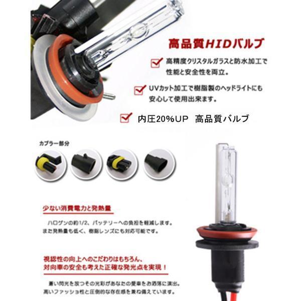 HID　バルブ H1/H3/H3c/H7/H8/H11/H16/HB3/HB4 交換用　35W/55W兼用 6000k 8000k 12000k_画像3