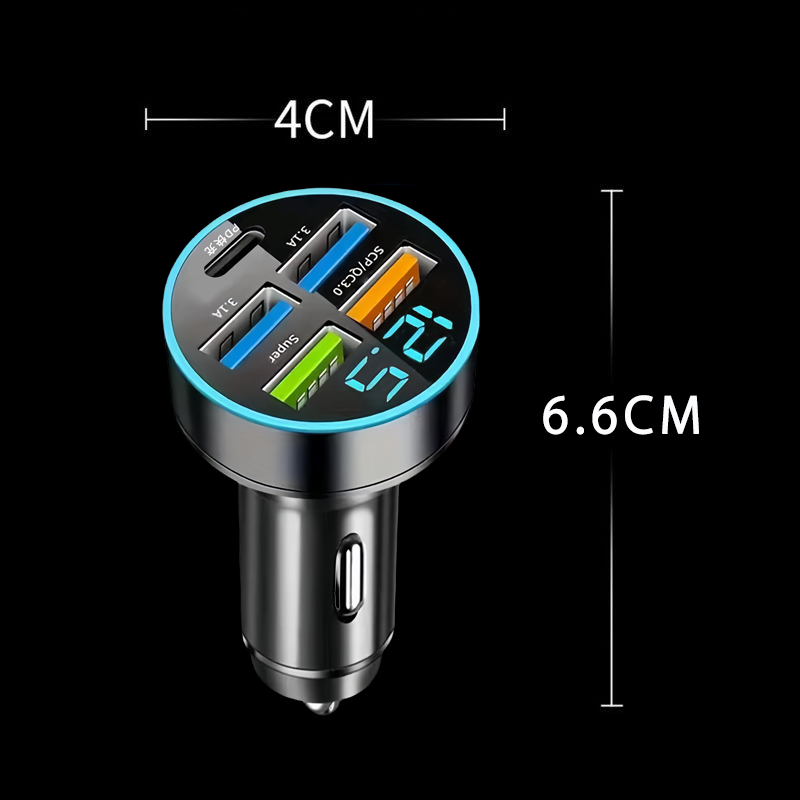PD QC 3.0 3.1A 急速充電器 USBチャージャー カーチャージャー 車USB充電器 12V 24V対応 最大66Wの高出力カ シガーソケット充電器 の画像6
