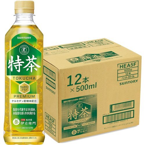 トクホサントリー 500ml×12本 お茶 特茶 伊右衛門 25_画像1