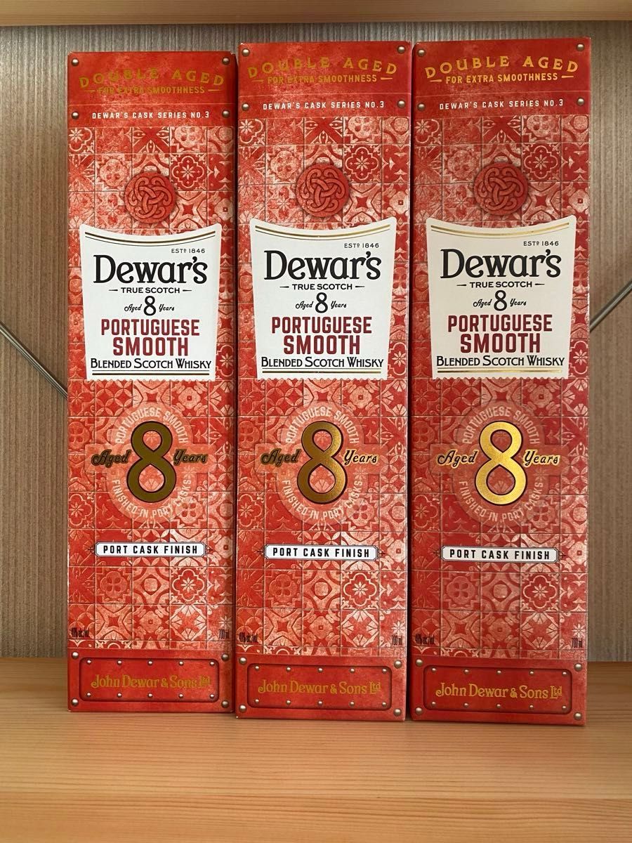 デュワーズ　8年　カスクシリーズ　ポルトガルスムース　6本　スコッチ　ブレンデッドウイスキー Dewars