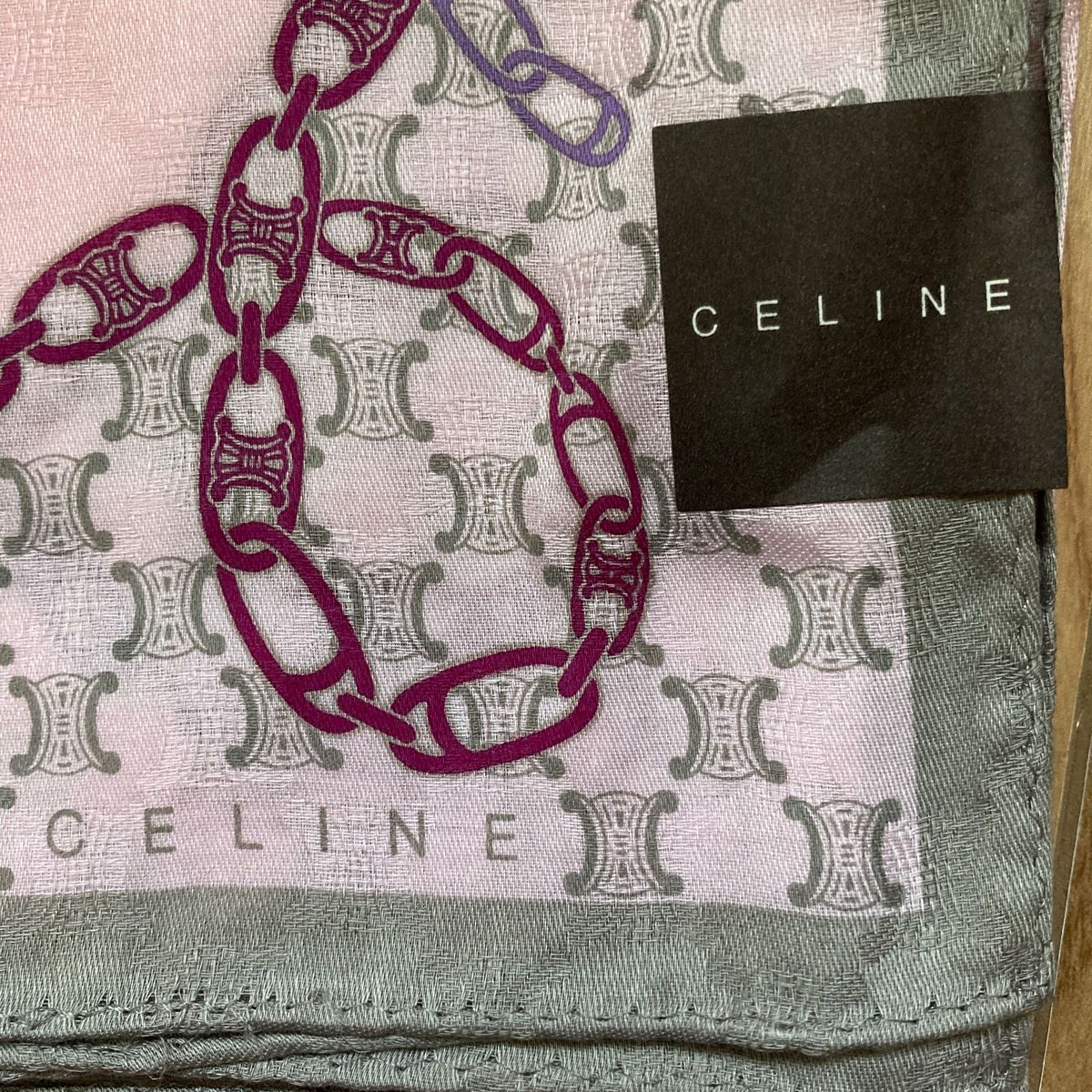 CELINE セリーヌ スカーフ ハンカチ 大判ハンカチ