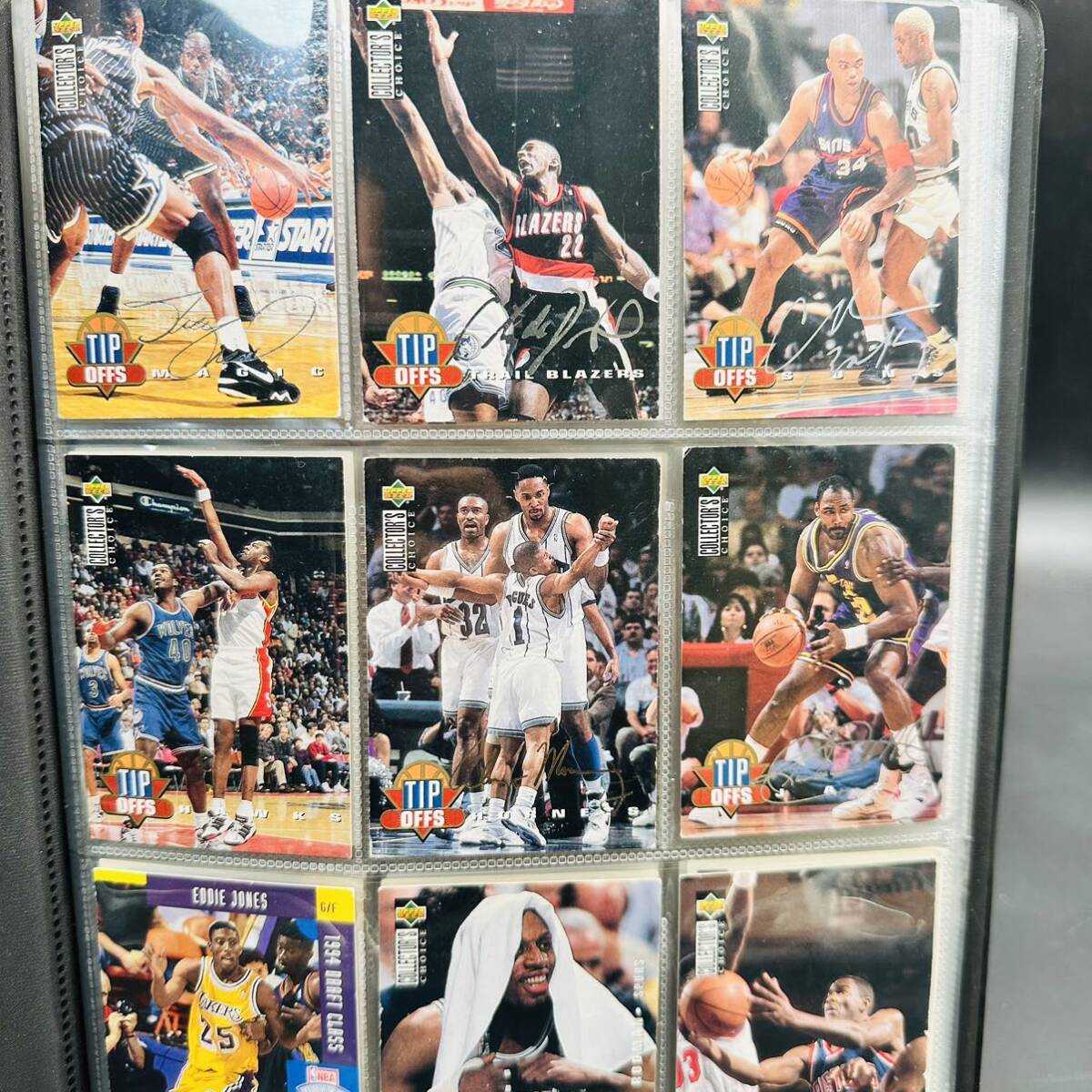 NBA UPPER DECK サイン カード バスケ まとめ ファイル 引退品の画像1