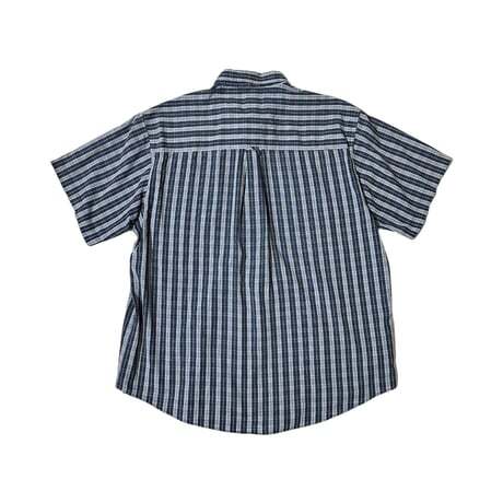TC578ね@ CHAPS ラルフローレン ボタンダウン チェックシャツ 半袖 メンズ XLサイズ_画像6