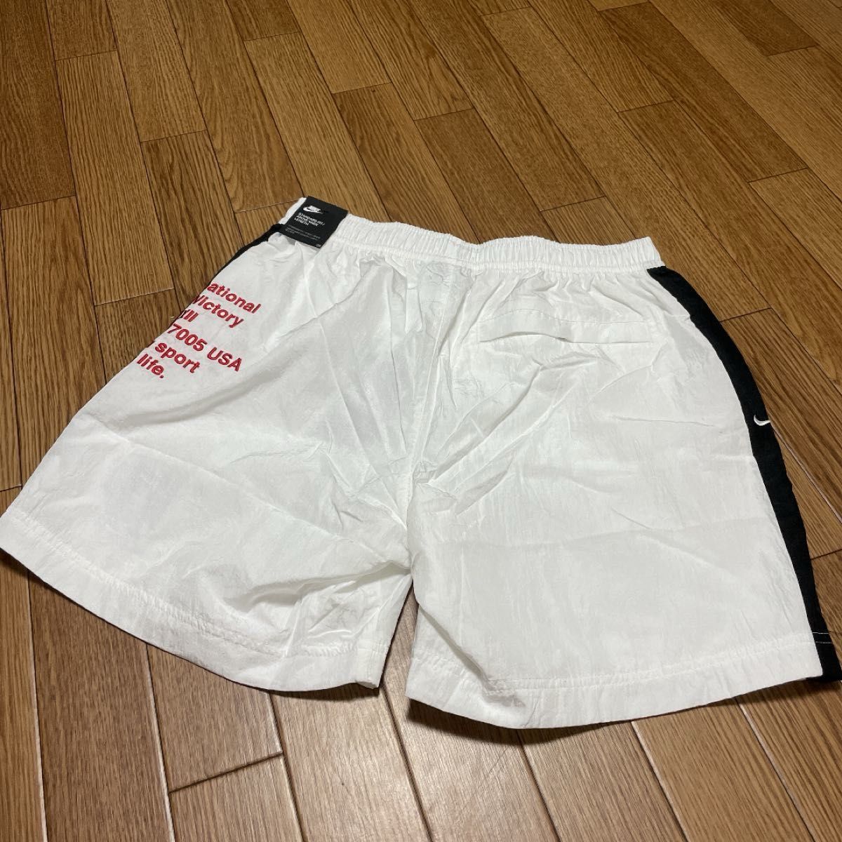 新品正規品 スウッシュ SWOOSH ナイキ NIKE ハーフパンツ ホワイト XLサイズ パンツ