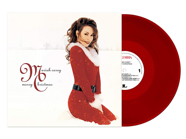 未開封 限定レッドカラー マライア・キャリー All I Want For Christmas Is You 12インチLP Mariah Carey 恋人たちのクリスマス Merry_※メーカーサンプル画像