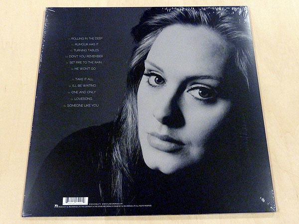 未開封 アデル 21 Adele LPアナログレコード Rolling In The Deep Someone Like You XL Recordings XLLP520_画像2