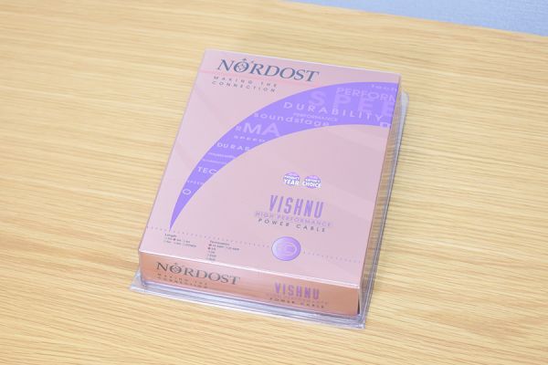 NORDOST VISHNU Power Cord / ノードスト / 電源ケーブル 3.0m / 元箱付き_画像7