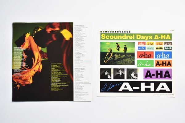 a-ha / Scoundrel Days / アーハ / Warner Bros. P-13400 / LP / 国内盤 / 1986年_画像4