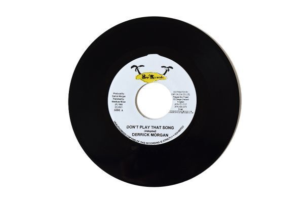 Derrick Morgan / Don't Play That Song / Come What May / デリック・モーガン / Hop / 7'' 45rpm / ジャマイカ盤 / 2001年_画像1