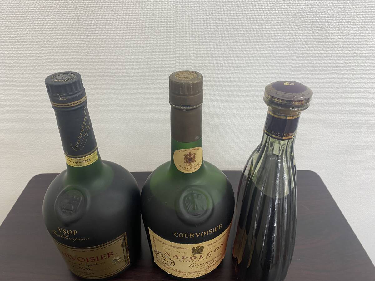 1円～ 3本セット COURVOISIER クルボアジェ VSOP ナポレオン XO _画像4