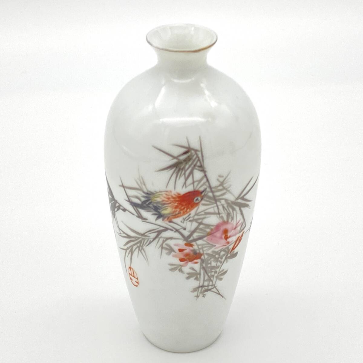 景徳鎮 小瓶 一輪挿し 陶器 5点 セット 景徳鎮製 （0425-3）の画像2