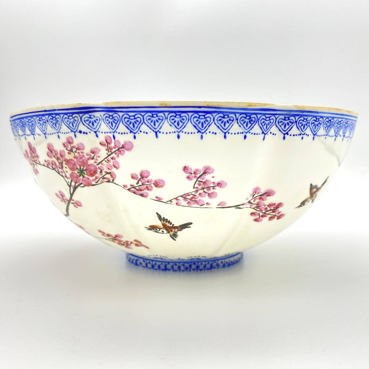 景徳鎮 中国陶器 器 ボウル 中鉢 大鉢 陶器 （0425-7）の画像4