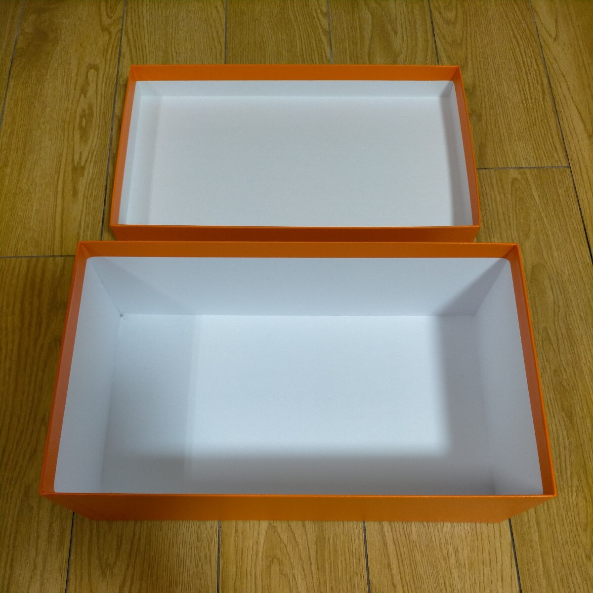 ★【送料無料】エルメス 空き箱 バッグ オレンジ BOX 　4種類　美品_画像7