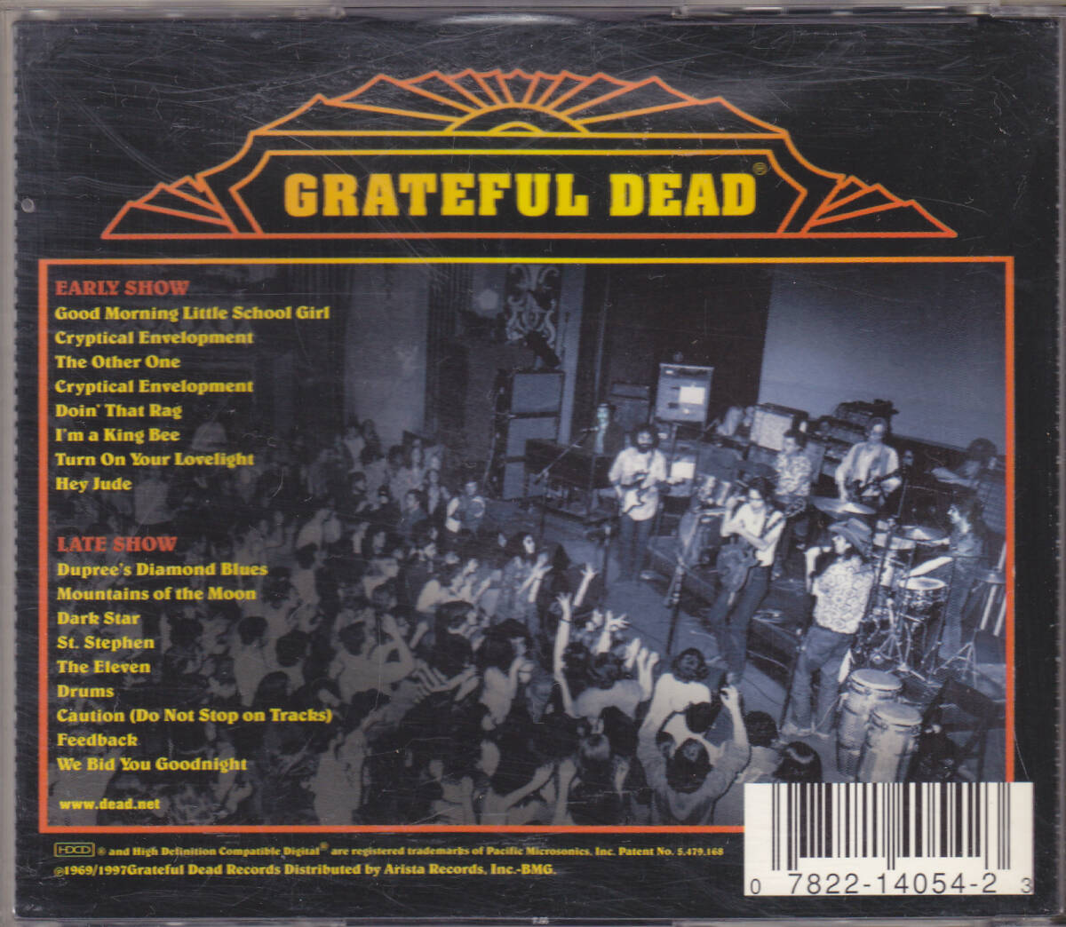 CD GRATEFUL DEAD - FILLMORE EAST 2-11-69 - グレイトフル・デッド 2枚組の画像2