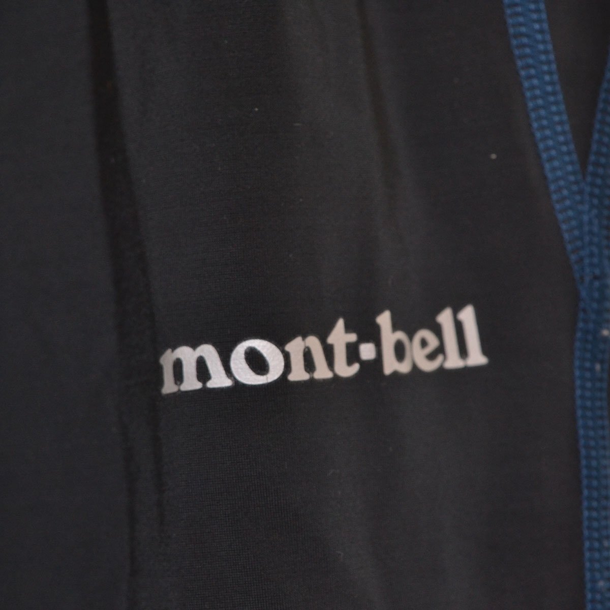 ◆508010 mont-bell モンベル ◇コンプレッションタイツ インナー アクアボディ 1127345 サイズXL メンズ ブラック ブルーの画像4