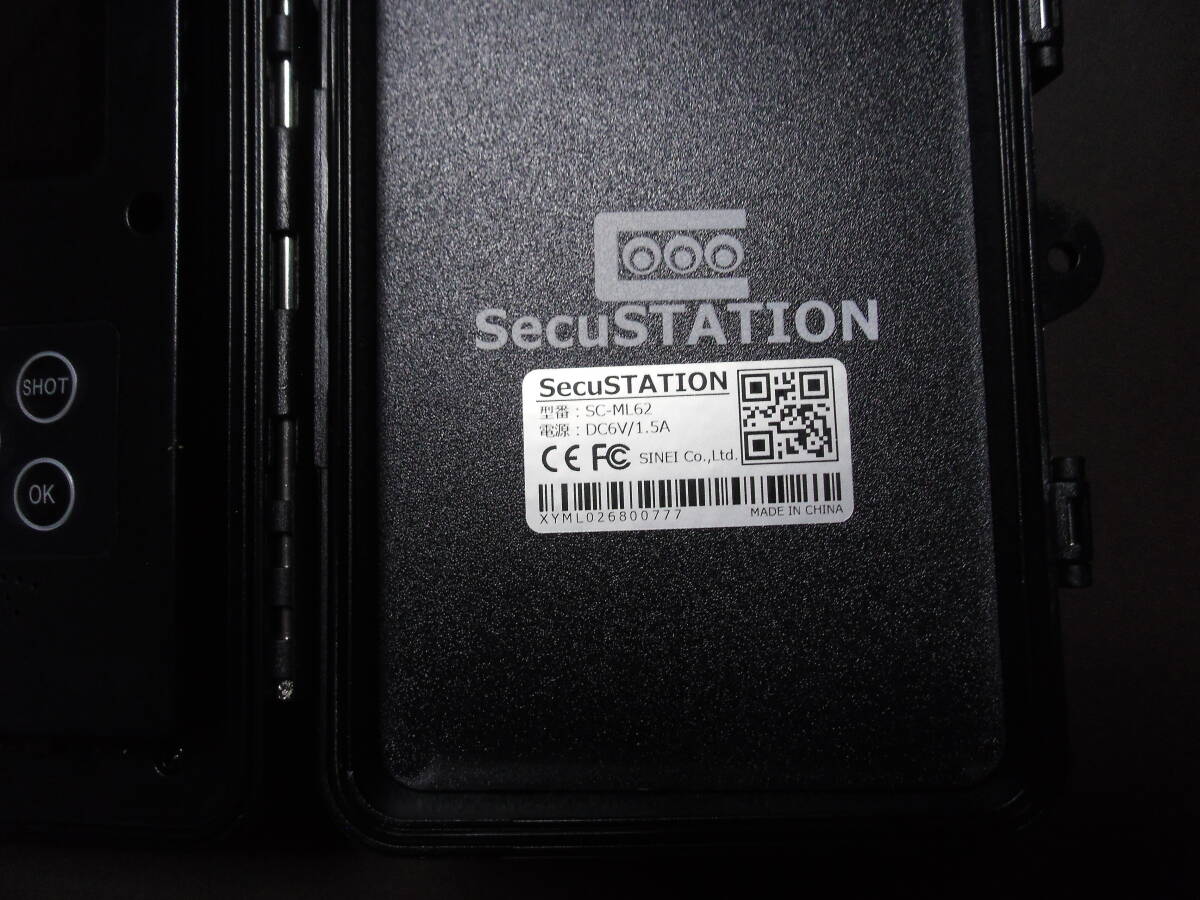 トレイルカメラ未使用 開封品 secu STATION SC-ML62
